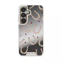 Lucky Charm - Samsung Galaxy S25 Case, Elite Mirror Light (Magnetic) / Gold