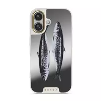 Sardinhas - iPhone 16 Case, Elite Mirror Light (MagSafe) / Gold