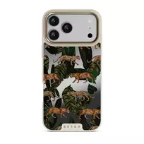 Morning Commute - Designer iPhone 17 Pro Max Case, Elite Mirror Light (MagSafe) / Gold