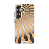 Sunny Bunny - Samsung Galaxy S25 Case, Elite Mirror Light (Magnetic) / Gold
