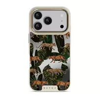 Morning Commute - Designer iPhone 17 Pro Case, Elite Mirror Light (MagSafe) / Gold