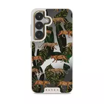 Morning Commute - Designer Samsung Galaxy S25 Case, Elite Mirror Light (Magnetic) / Gold