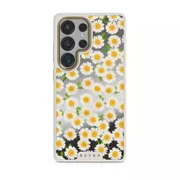 Pure Bliss - Daisy Samsung Galaxy S25 Ultra Case, Elite Mirror Light (Magnetic) / Gold
