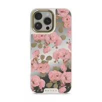 Desert Rose - iPhone 16 Pro Case, Elite Mirror Light (MagSafe) / Gold