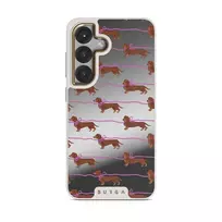 Always Late - Samsung Galaxy S25 Case, Elite Mirror Light (Magnetic) / Gold