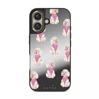 Poodle - iPhone 16 Case, Elite Mirror Light (MagSafe) / Gold