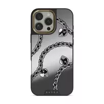 Cold Heart - iPhone 16 Pro Case, Elite Mirror Light (MagSafe) / Gold