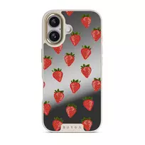 Strawberry Girl - iPhone 17 Case, Elite Mirror Light (MagSafe) / Gold