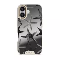Midnight Ocean - iPhone 17 Case, Elite Mirror Light (MagSafe) / Gold