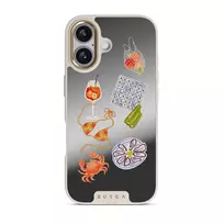 Seaside Muse - iPhone 17 Case, Elite Mirror Light (MagSafe) / Gold