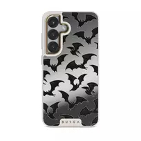 Midnight Visitor - Samsung Galaxy S25 Case, Elite Mirror Light (Magnetic) / Gold