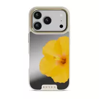 Hibiscus - iPhone 17 Pro Case, Elite Mirror Light (MagSafe) / Gold