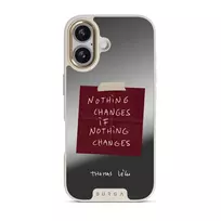 Nothing Changes - iPhone 17 Case, Elite Mirror Light (MagSafe) / Gold