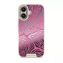 Pink Shores - iPhone 17 Case, Elite Mirror Light (MagSafe) / Gold