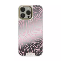 Hawaiian Breeze - iPhone 16 Pro Case, Elite Mirror Light (MagSafe) / Gold