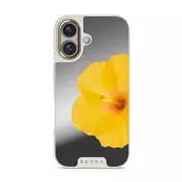 Hibiscus - iPhone 16 Case, Elite Mirror Light (MagSafe) / Gold