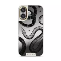 Poison - iPhone 16 Case, Elite Mirror Light (MagSafe) / Gold