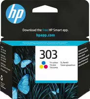 Tusz HP HP 303 Tri-Color Original Ink Cartridge – Cyan, Yellow, Magenta – 165 Pages Each