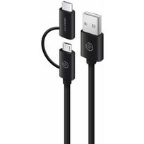 Alogic ALOGIC U2CMC-01BLK kabel USB USB 2.0 USB A Micro-USB B 0,48Gbit/s Black | U2CMC-01BLK | 9350784002365