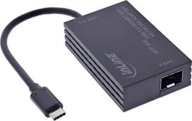 InLine USB-C do SFP Gigabit Fiber adapter sieciowy (10/100/1000Mb/s) | 4043718345434 | 4043718345434