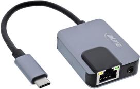 InLine InLine® USB-C 3-in-1 Adapter, Gigabit, Audio, PD 3.0 | 4043718351404 | 4043718351404