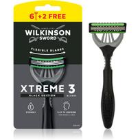 Wilkinson Sword Xtreme 3 Black Edition vienkartiniai skustuvai vyrams 8 vnt.
