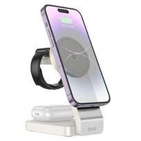 Wireless charger Hoco 3in1 15W compatible with MagSafe CQ3 white