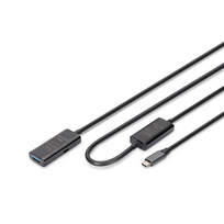Digitus Extension cable USB-C to USB-A, 10G, 10m