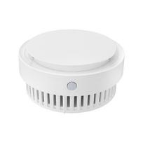 Išmanusis ZigBee bevielis patalpos dūmų jutiklis su sirena 85dB, 1x CR123A 3V, TUYA / Smart Life