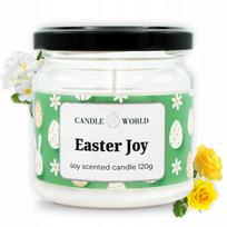 Candle World velykinė sojų kvapioji žvakė gėlių aromato Easter Joy 120 g