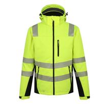 Žieminė softshell striukė Calgary, su pamušalu CL2, geltona 2XL, Pesso