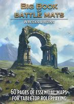 Loke Battle Mats: Big Book of Battle Mats - Wrecks & Ruins