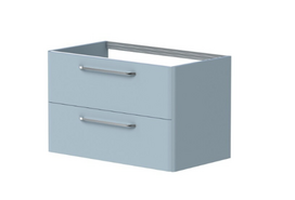 Spintelė po praustuvu Kame SOFT, BU/8-3DR/D34-SFT, 80 cm, Rūko mėlyna