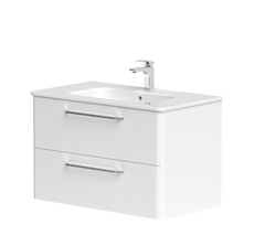 Spintelė po praustuvu Kame SOFT, BU/8-3DR/D01-SFT, 80 cm, Blizgi balta