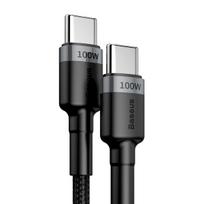 Baseus Cafule Flash Charging Data Cable USB-C - USB-C 100W 2m / Gray/Black