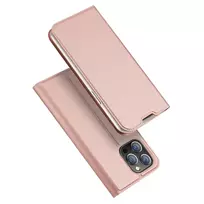 Dux Ducis atverčiamas dėklas SKIN PRO skirtas Apple iPhone 14 Pro Max rožinės spalvos