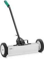 MSW Magnetinė šluota nagų drožlių rinkimui ant ratukų, plotis 45 cm