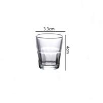 6pcs Set 20ml Thick Bottom Baijiu Glass Vodka Spirits Tequila Liqueur Glasses Creative Wine Utensils Gifts for Family Home Bar 6pcs