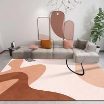 Minimalistinės linijos Modernūs kilimai Miegamojo naktinio staliuko kilimėliai Boho svetainės sofos dekoras Grindų kilimėlis Neslystantis namų dekoras Dideli kilimai 100*160cm