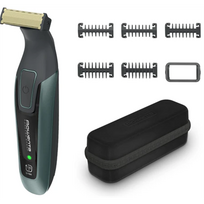 Rowenta Beard Trimmer | TN6044E0 | Cordless | Number of length steps 6 | Wet & Dry | Black/Green|TN6044E0