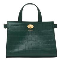 Burberry Cotswolds Brand Embossed Mini Lambskin Handbag Women handbag Ivy-Green 81188951 Basic Set (Bag+Dust Bag) black