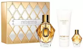 Paco Rabanne Million Gold For Her Papildomas EDP, 90 ml; Kūno losjonas, 100 ml; Parfuminis vanduo, 10 ml
