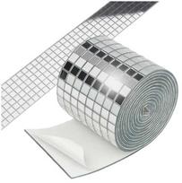 Oem Sidabrinė stiklo mozaika - ritinėlis 100x4cm 1mm - 3D lipnus mozaikos lipdukas