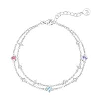 Barbie crystal bracelet [ Crystal* Heart to Heart] Light luxury niche romantic ritual, lovers commemorate boys' confession O-Ba2605007 balta