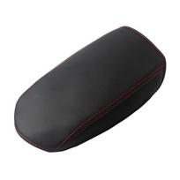 For Volkswagen VW Tiguan mk2 2016-2018 2019 2020 Armrest Console Pad Cover Cushion Support Box Armrest Top Mat Liner Car Styling raudona