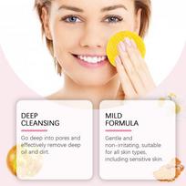 Turmeric Face Cleanser Turmeric Kojic Acid Facial Exfoliating Cleansing Pads Reduce Dark Spots Skin Brightening Face Wash one size
