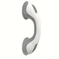 Bathroom Safety Grab Bar with Strong Suction Cup Shower Handle Anti-Slip Grip Support Handrail for Elderly Kids Pregnant Women Bath Assist 1PC pilka