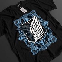 Attack On Titan Shirt Eren Yeager Tshirt AOT TShirt Anime Unisex Graphic Tee S
