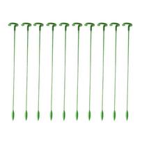 10Pcs Fixed Plant Supports Stakes 17/27/37cm Flower Vine Climbing Bracket  For Plants Rose Flowers 17cm
