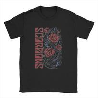 Summer  Scorpions Blackout Live man T-Shirt Heavy Metal Rock Band Unisex Cotton Fashion Oversize S